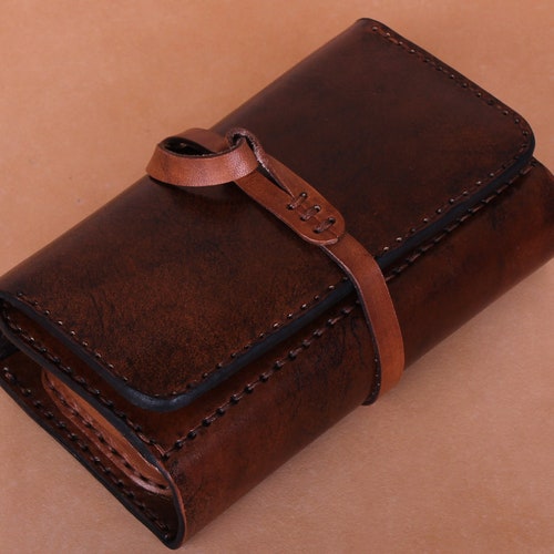Leather Pipe Case, Pipe shops Roll, Pipe Pouch, Pipe Bag