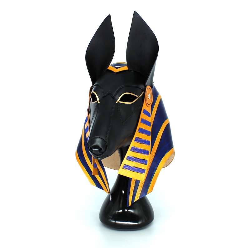 Anubis Jackal Mask, Ancient Egyptian God Costume image 4