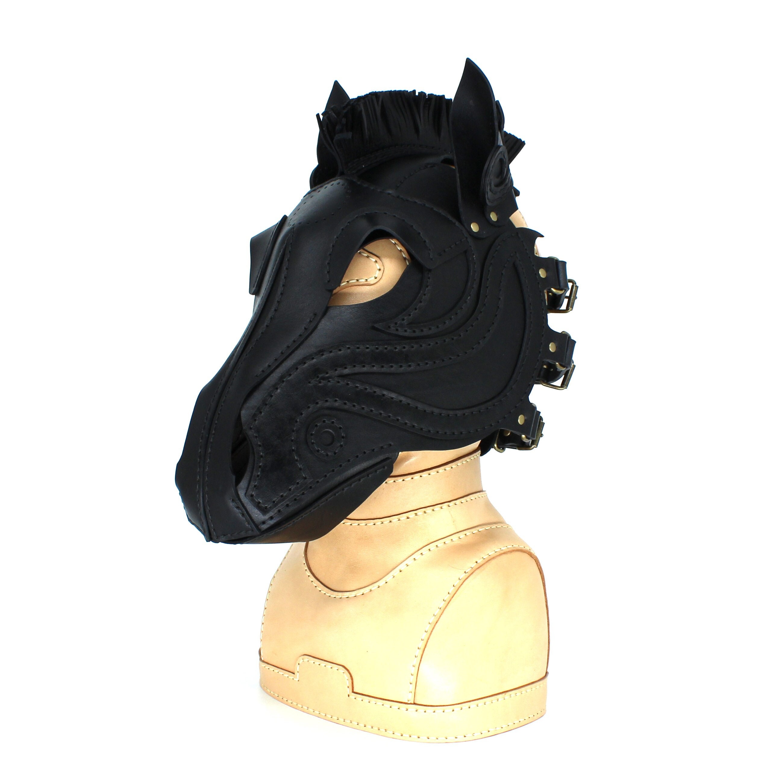 【SCENERITY】Mask leather slippers 51p+x3qbCcL._SY350_QL65_.jpg