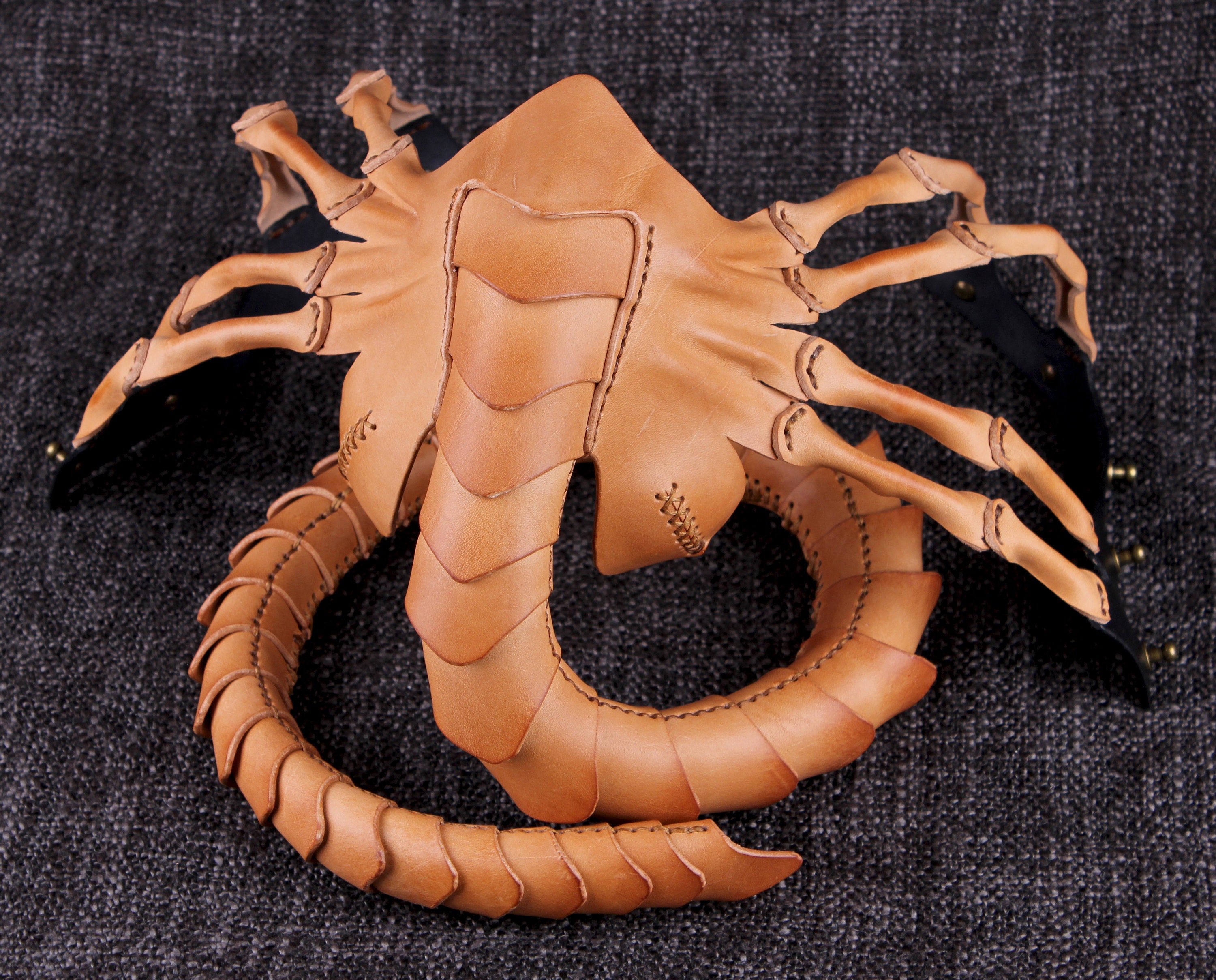 FaceHugger Mask Alien Mask Leather Alien Face hugger mask Etsy