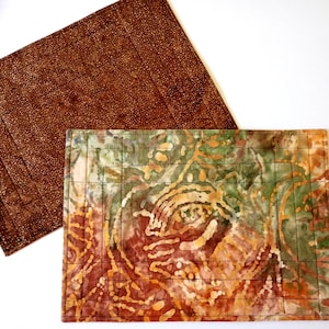 EARTHTONE 100% Cotton Batik Placemats