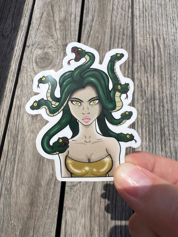 Medusa Sticker Etsy