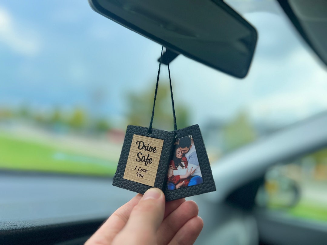 Personalised Photo Car Ornament Hanging Car Any Image Driving Test Pass Gift Idea First Car