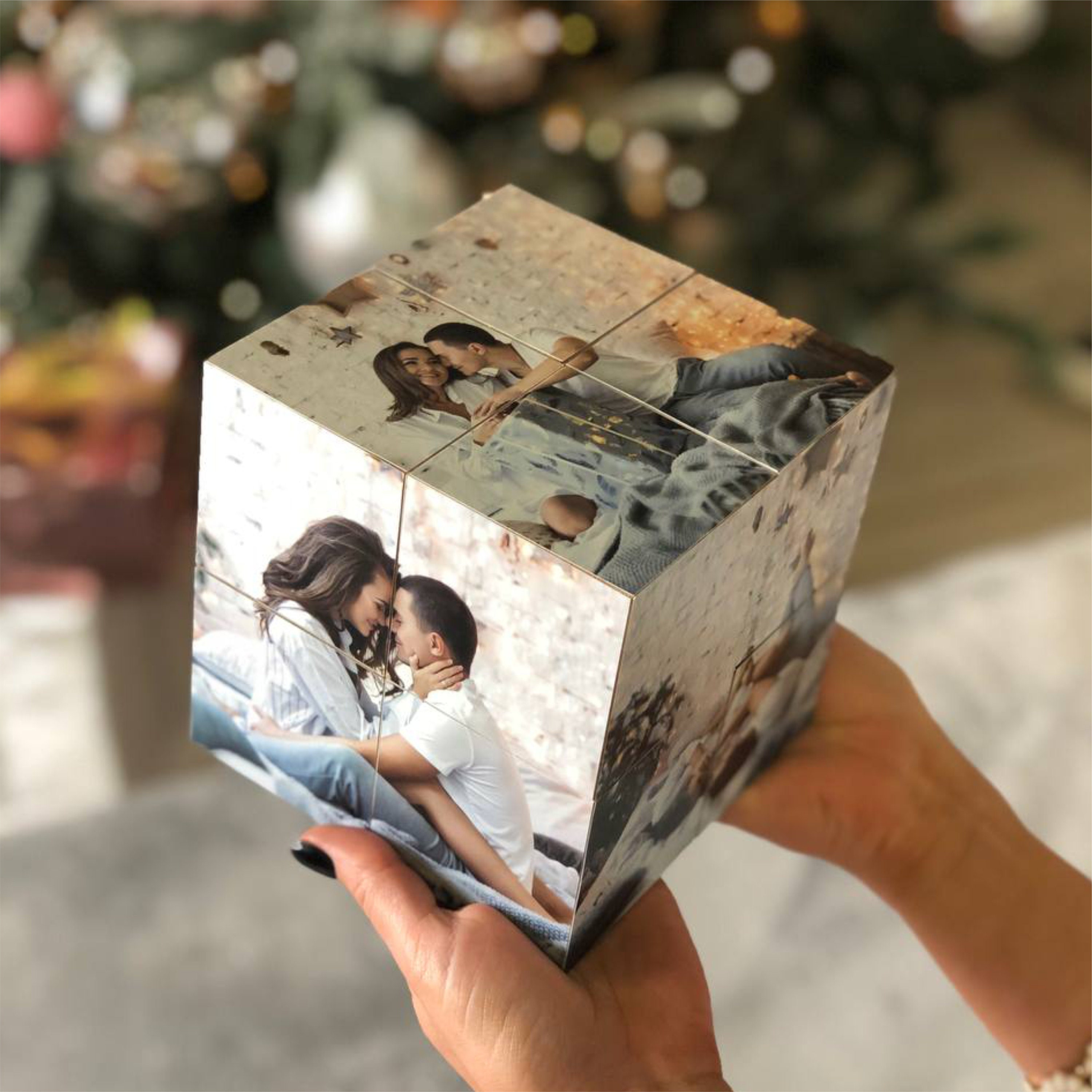 Creative Photo Cube Birthday Gift Photo Gift Photo Puzzle Etsy