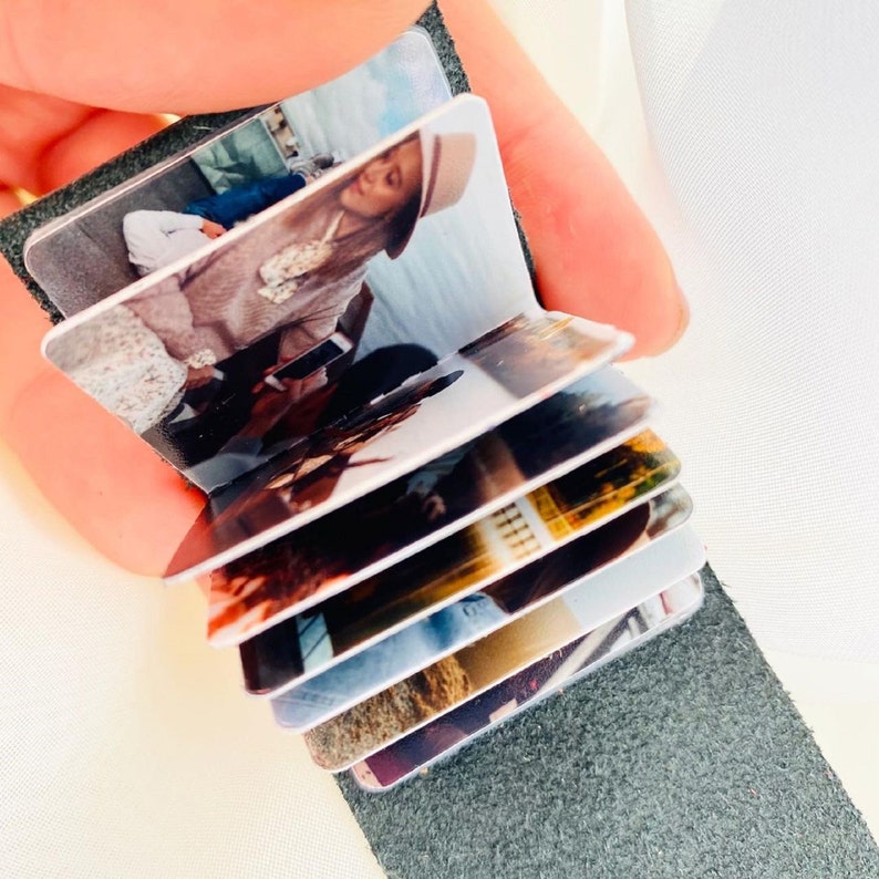 Mini Photo Album Keychain Long Distance Relationship Gift Etsy