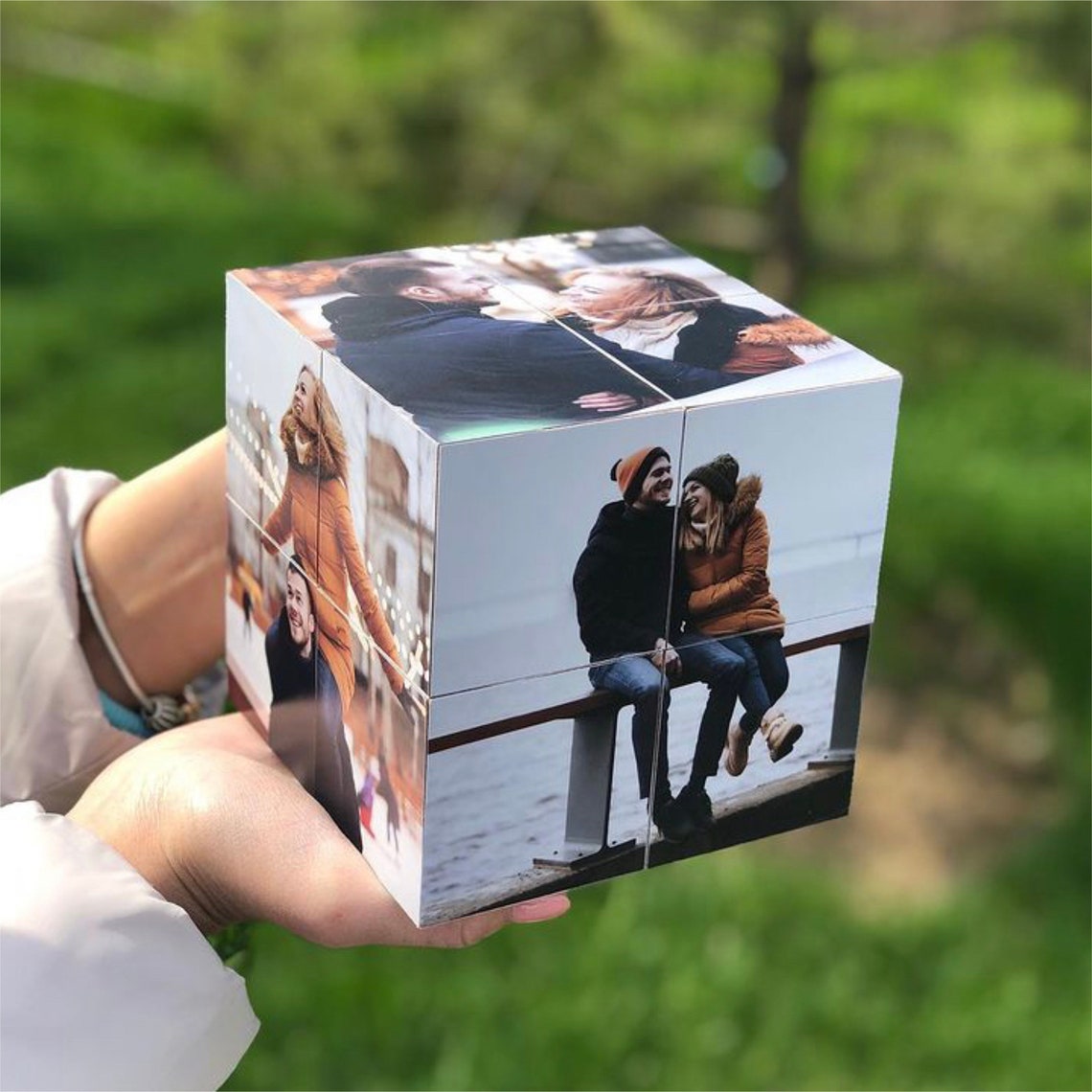 Magic Photo Cube best friend gift long distance friendship Etsy