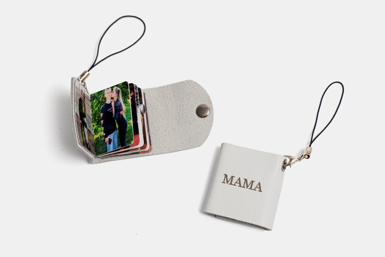 Mini Photo Album Keychain - Mother Daughter Gift, Personalized Gifts for Mom, Mothers Day Gift 