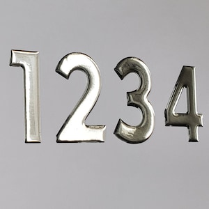 Boat Decal Custom Registration Numbers Raised Domed (Set)