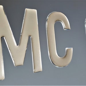 Boat Registration Number Domed Decal (Set)