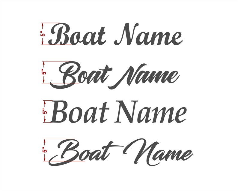 Custom Boat Decals Pontoon Name Raised Domed Etsy