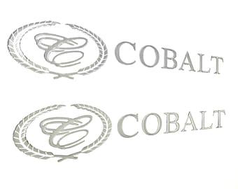 Cobalt Boat Emblems16" Domed Decals (Set)