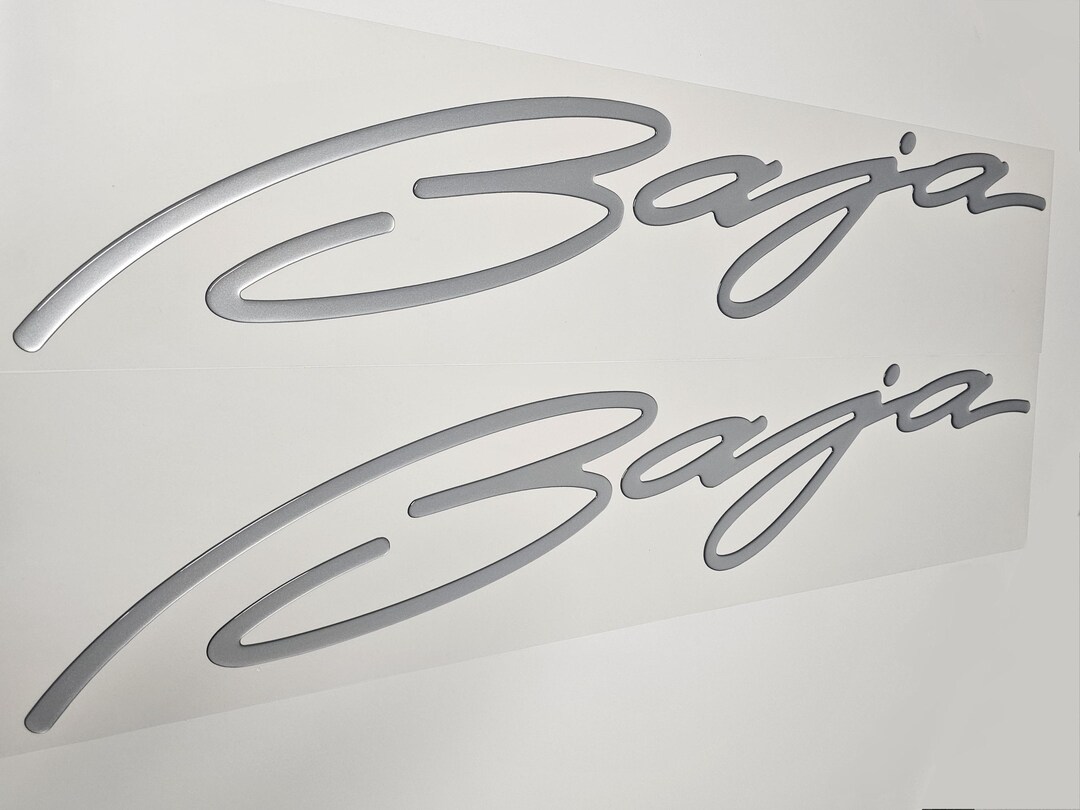 Baja Emblem Domed Decals Stickers (set) - Etsy