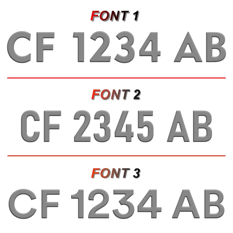 Custom Boat Registration Numbers Raised Domed Decal set Etsy