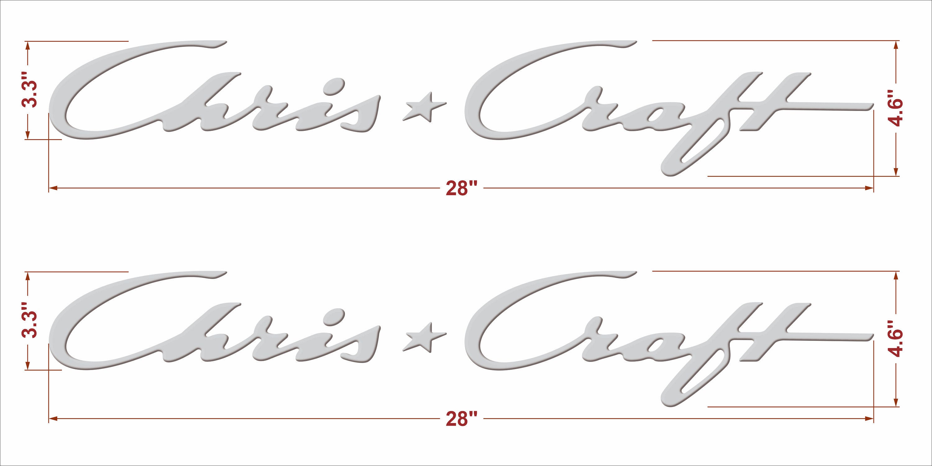 5+ Chris Craft Emblem