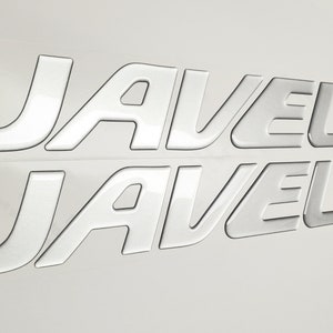 Javelin  Boat Emblem Domed Boat Decals Stickers (Set)