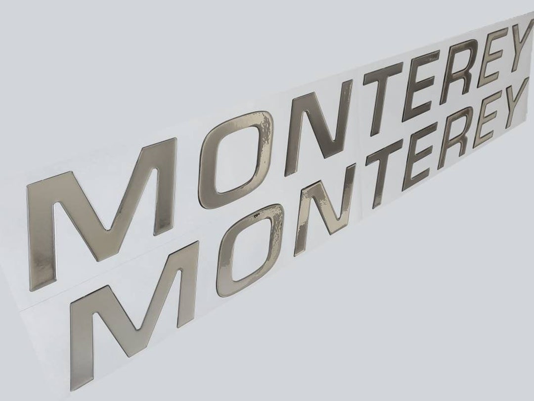 Monterey Boat Emblem Domed Decals Stickers (set) Etsy
