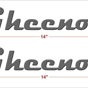 Gheenoe Boat Emblems Domed Boat Decals Stickers (Set)