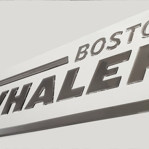 Boston Whaler Boat Emblem Domed Boat Decals Stickers (Set)