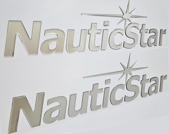 NauticStar Emblem Domed Decals Stickers (Set of two)