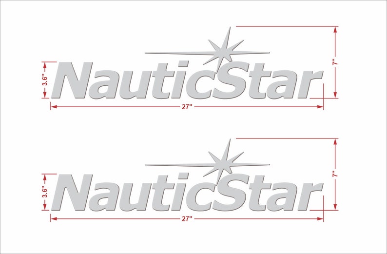 Nauticstar Emblem Domed Decals Stickers (set of Two) - Etsy