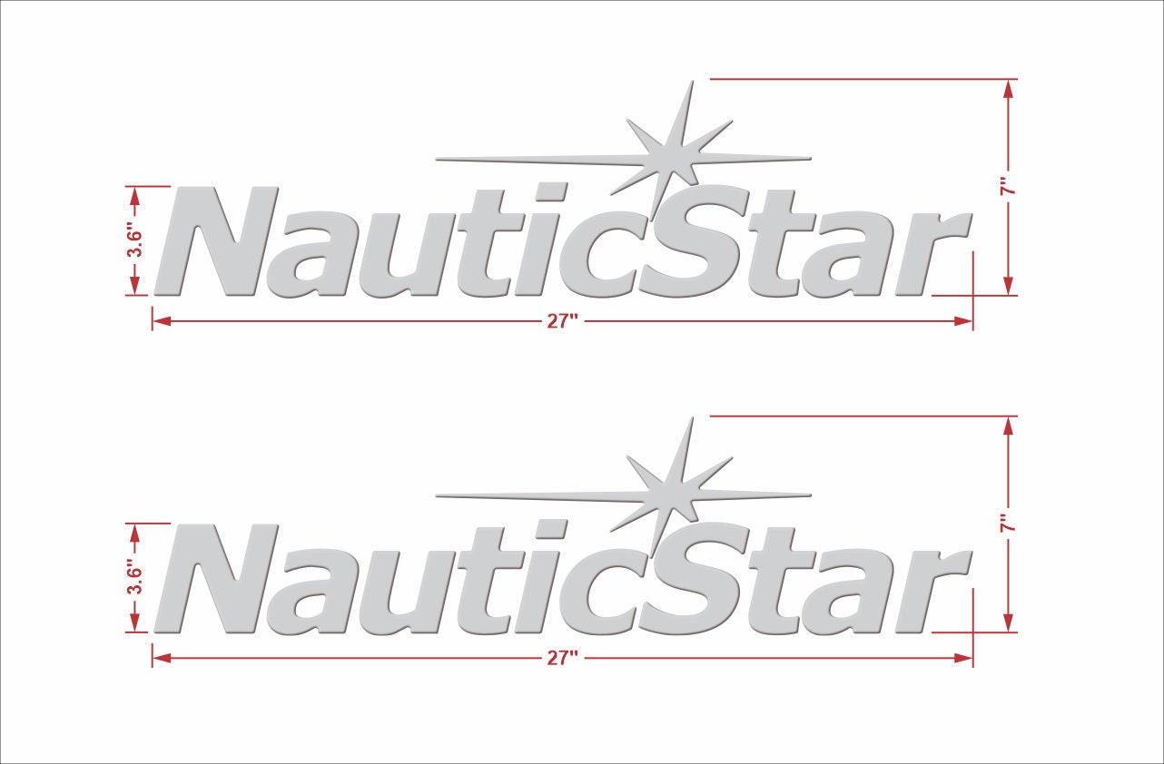 Nauticstar Emblem Domed Decals Stickers (set of Two) - Etsy