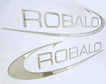 Robalo Emblem Domed Decals Stickers (Set)