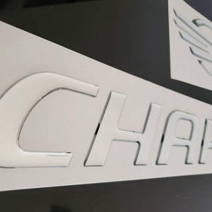 Chaparral Boat Emblem 32&quot; Domed Decals Stickers (Set of two)
