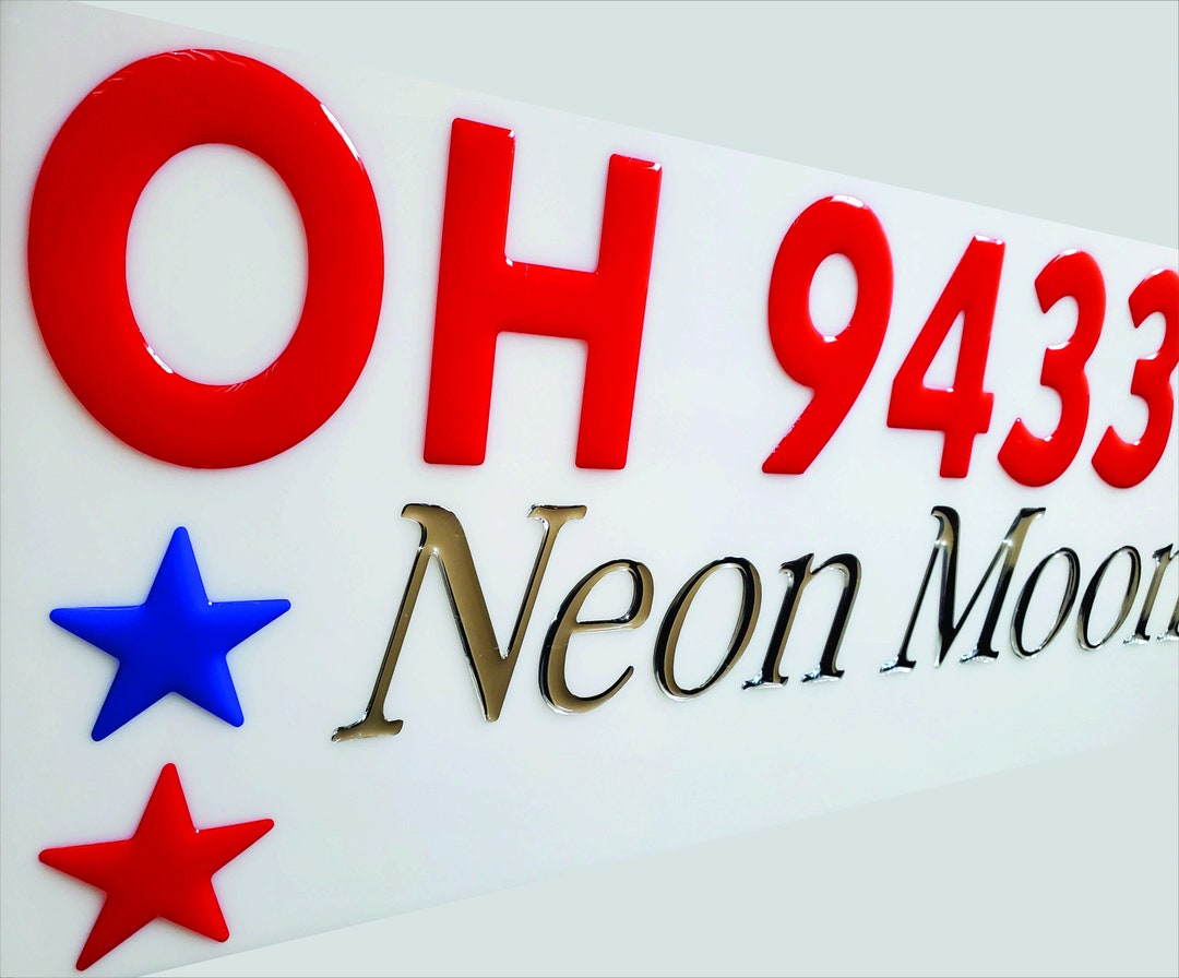 Custom Boat Registration Numbers Domed Decals Stickers set Etsy