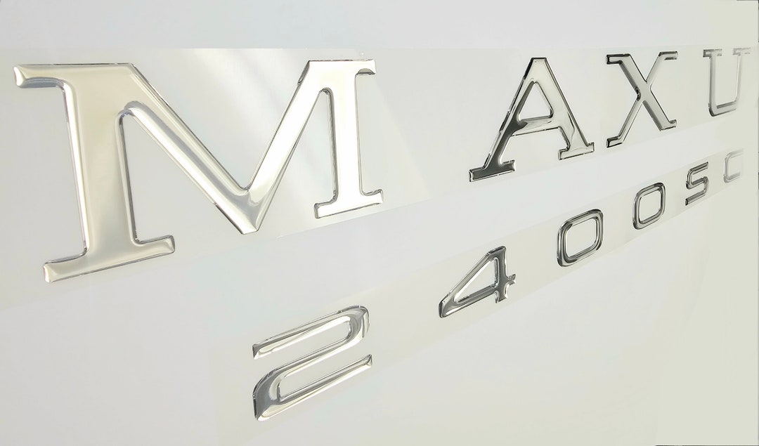 Maxum Boat Emblems Domed Decals Stickers set Etsy