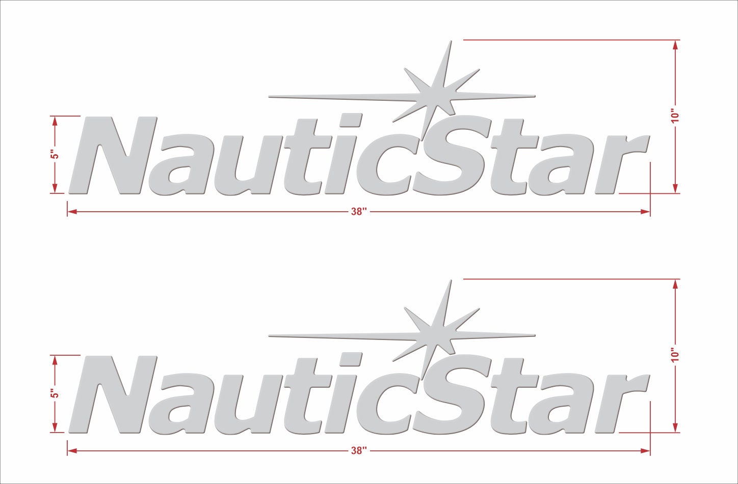 Nauticstar Emblem Domed Decals Stickers (set of Two) - Etsy
