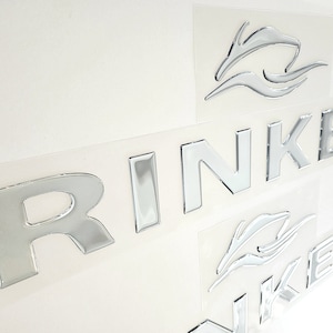 Rinker Boat Emblems Domed Decals Stickers (Set)
