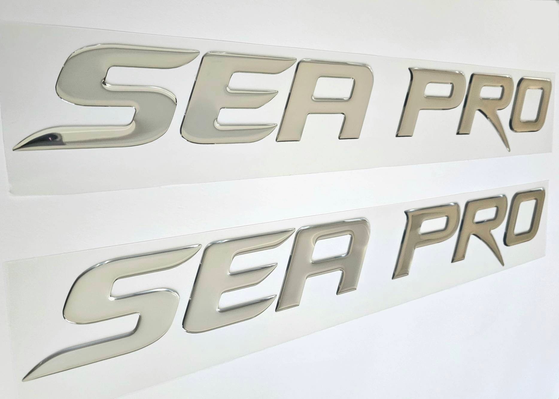 Sea Pro Boat Emblem Domed Decals Stickers (set) - Etsy