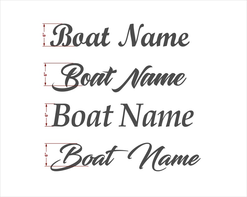 Custom Boat Name Raised Domed Decals Etsy