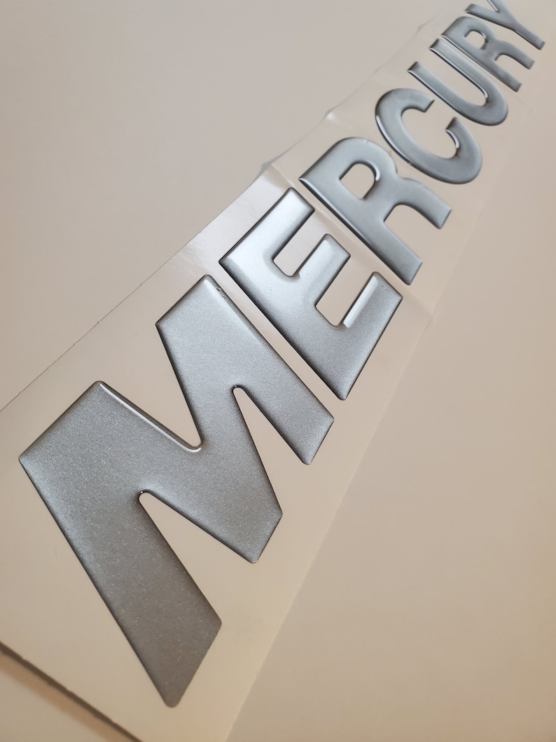 Mercury Boat Emblems 22 Domed Decals set Etsy