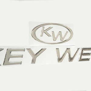 Key West Boats Emblem Domed Decals Stickers (Set)