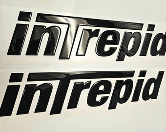 Intrepid Boat Emblems Domed Decals (Set)