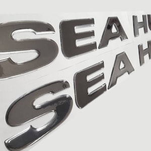 Sea Hunt Boat Emblem Domed Boat Decals Stickers (Set)