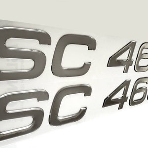 Boat Registration Numbers Domed Decals Stickers (Set)