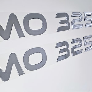 Caymas Boats Custom Registration Numbers Domed Decals Stickers (Set)