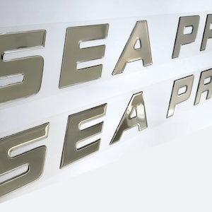 Sea Pro Boat Emblem Domed Boat Decals Stickers (Set)