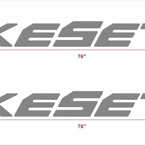 Wakesetter 76&quot; Emblem Domed Decals Stickers (Set)