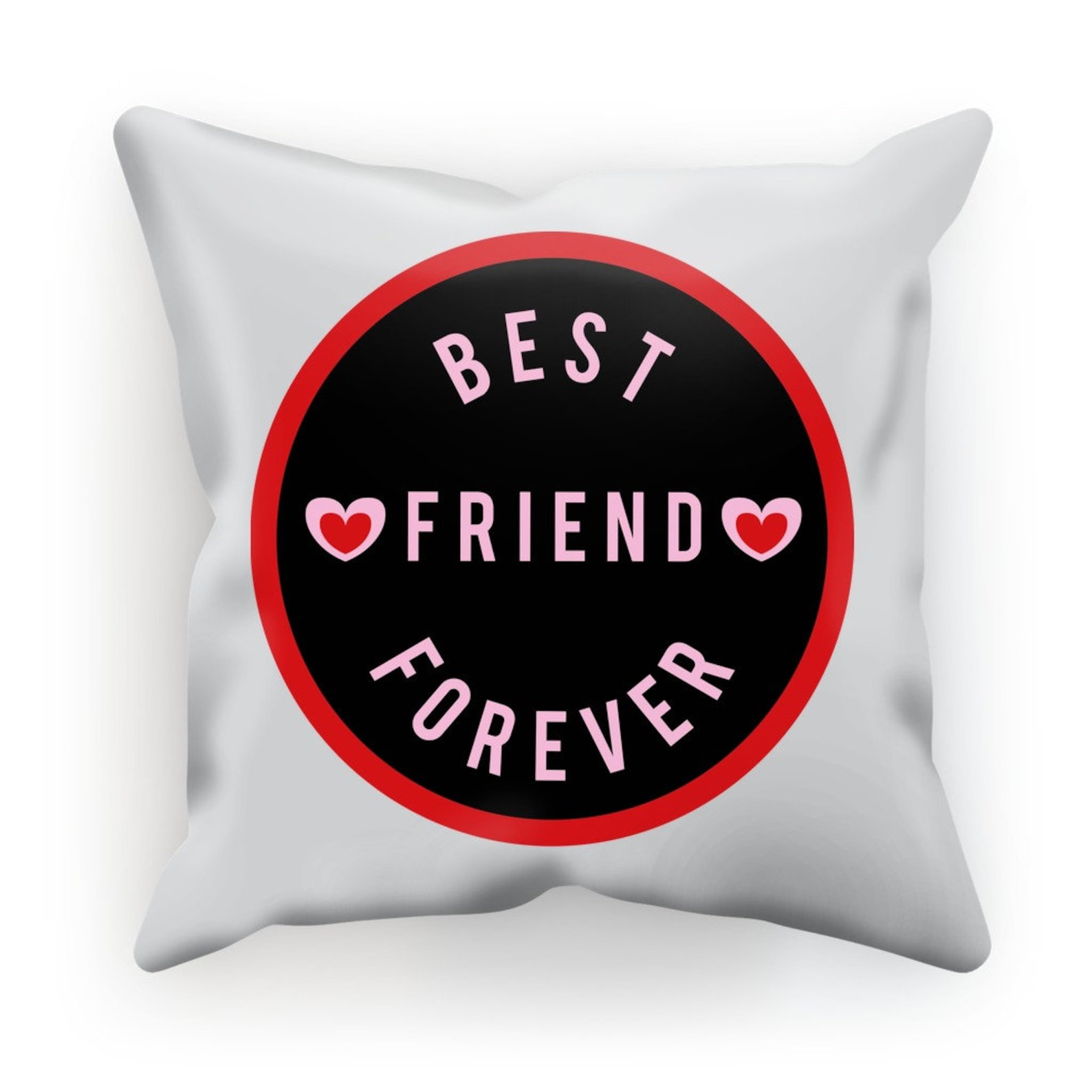 Best Friend Print Cushion Cover Cushions for Sofa Suede Etsy