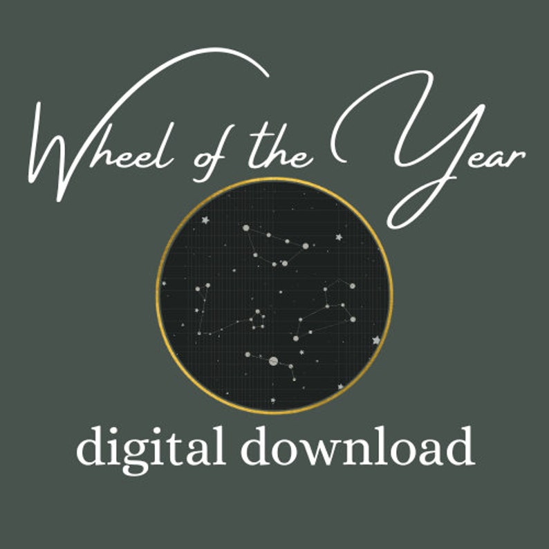 Wheel of the Year Digital Download Etsy