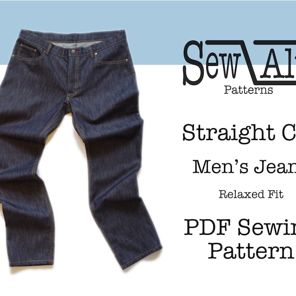 Mens Jeans Pattern Etsy