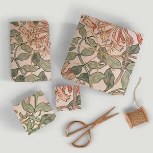 William Morris Honeysuckle wrapping paper