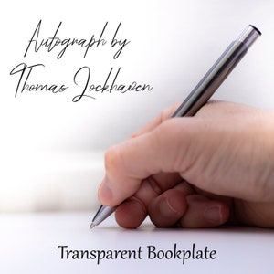 Bookplate | Transparent Sticker | Autograph from Thomas Lockhaven