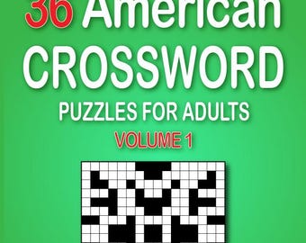 36 amerikanska korsord för vuxna: Volym 1 (digital nedladdning)