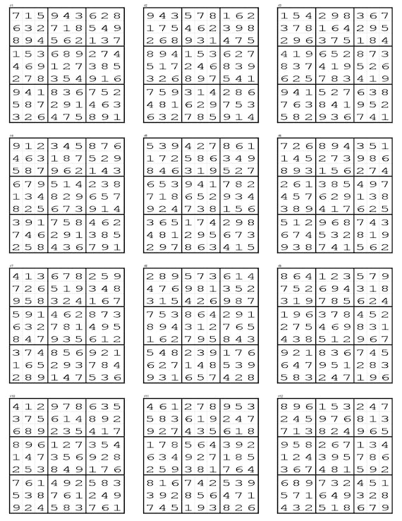 Hard Sudoku Puzzles Printable 2 Per Page