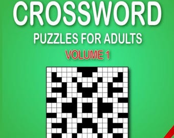 36 American Crossword Puzzles for Adults: Volume 1 (Digital Download)