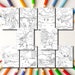 Triassic Dinosaur Coloring Book for Kids: 28 Printable Pages (digital ...